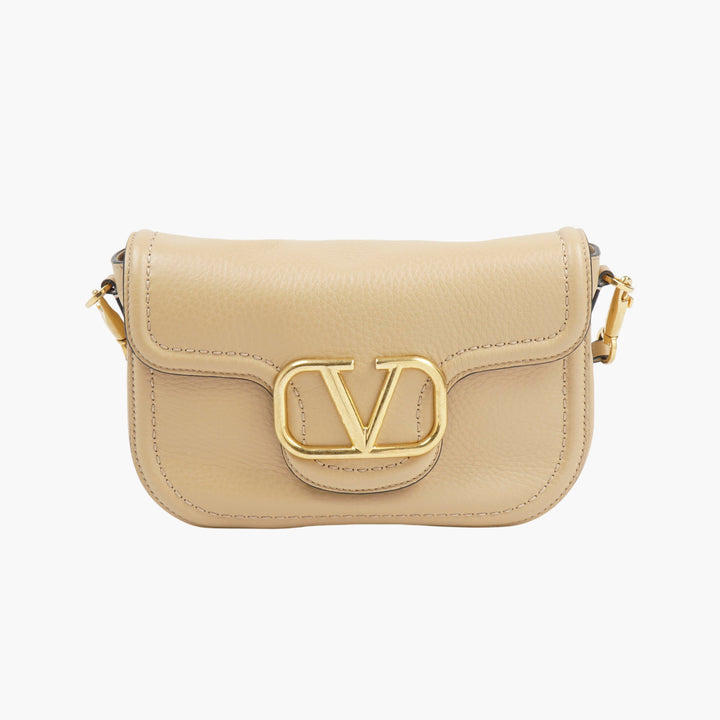 VALENTINO Light Beige-Gold Handbag