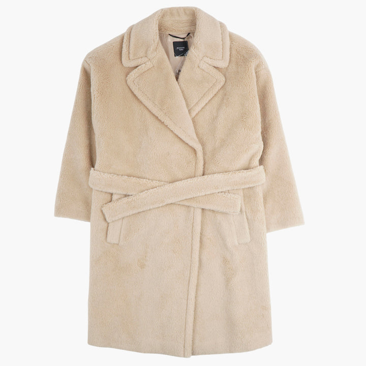Max Mara Neutral Belted Coat